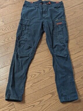 Superdry Cargo Men's Navy Blue Utility Cargo Pants